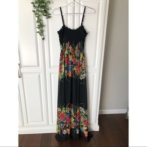 Floral floor length dress